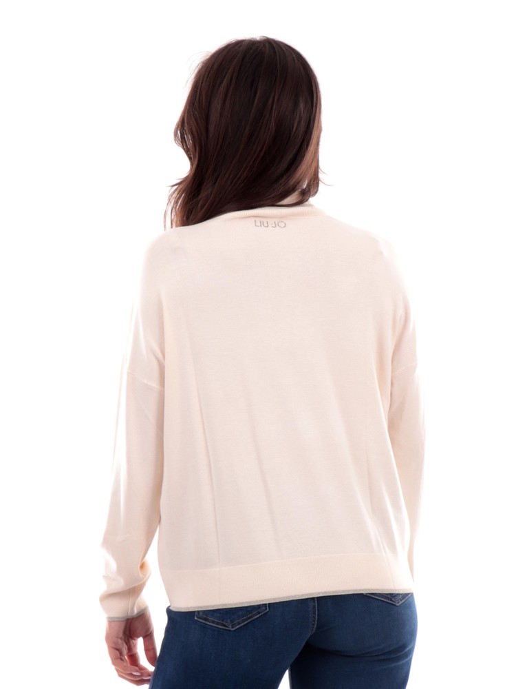 maglione-liu-jo-bianco-da-donna-collo-alto-con-profili-lurex-mf3390ms49i