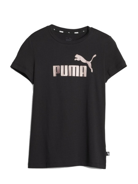 t-shirt-puma-da-bambina-con-logo-bronzo-84695356