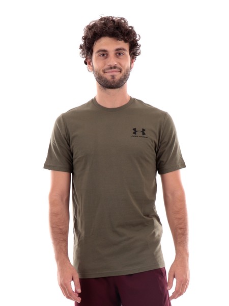 t-shirt-under-armour-verde-militare-da-uomo-sportstyle-13267990