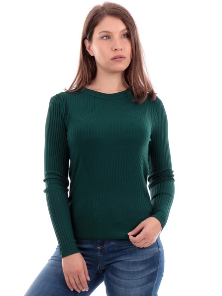 maglia-donna-a-costine-verde-only-15306346