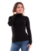 maglione anis nero da donna dolcevita 2351172 