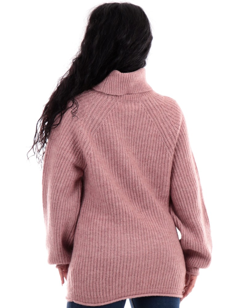 maglione-molly-bracken-rosa-da-donna-a-collo-alto-m118bn
