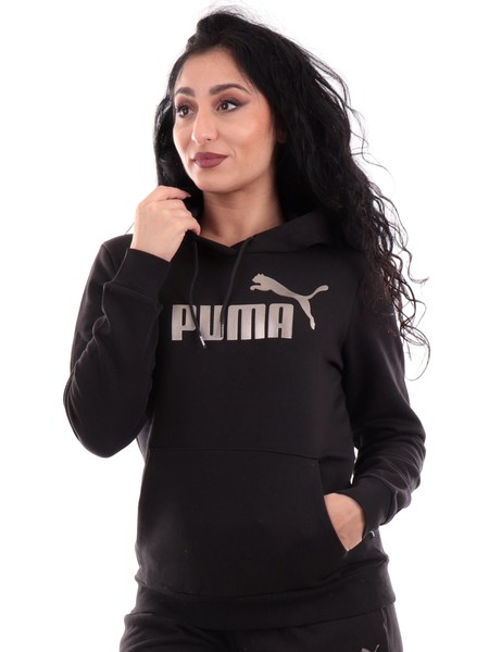 felpa-puma-nera-da-donna-metallic-logo-84995