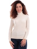maglione barbour bianco da donna pendle roll collar lkn1077 