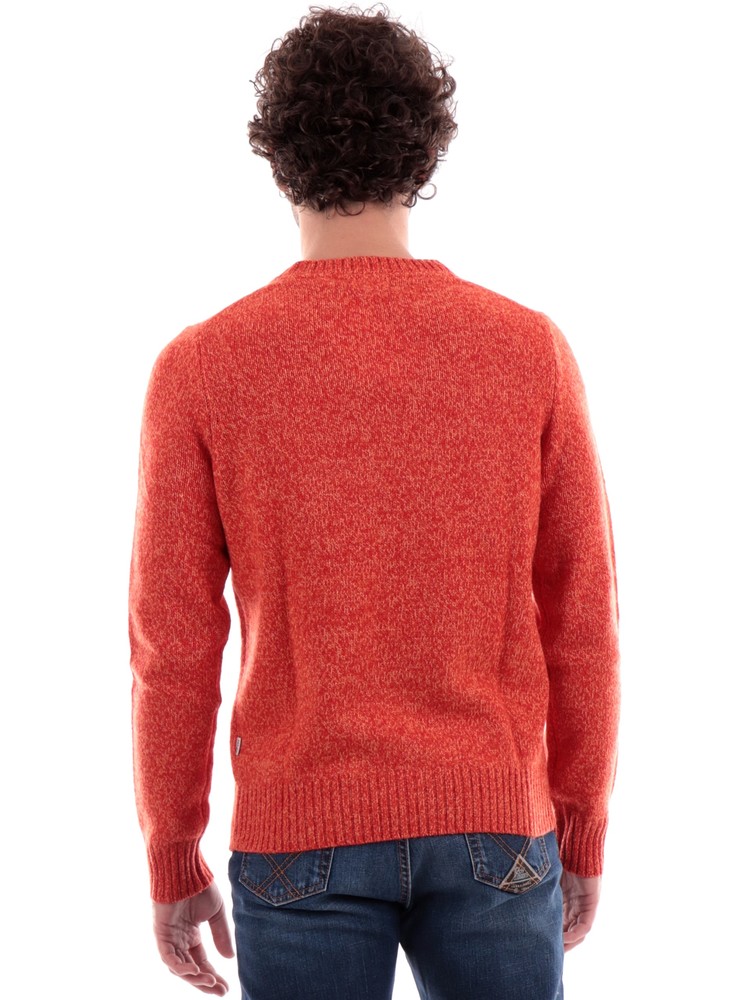 maglione-impure-arancione-da-uomo-in-lana-round-neck-swl4226