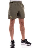 pantaloncini under armour verdi da uomo con elastico logo vanish woven shorts 13737180 