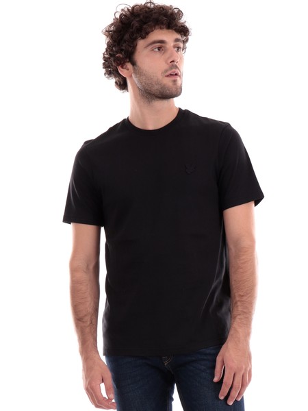 t-shirt-lyle-scott-nera-da-uomo-tonal-eagle-ts400ton