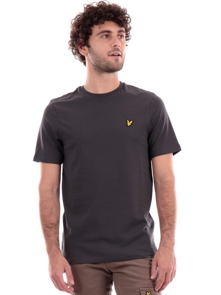t-shirt-lyle-scott-grigia-da-uomo-plain-ts400vog