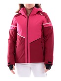 giacca sci cmp rosa e bordeaux da donna con pile interno 33w0726 