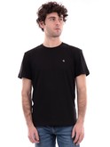t-shirt calvin klein uomo nera badge logo j30j325268 
