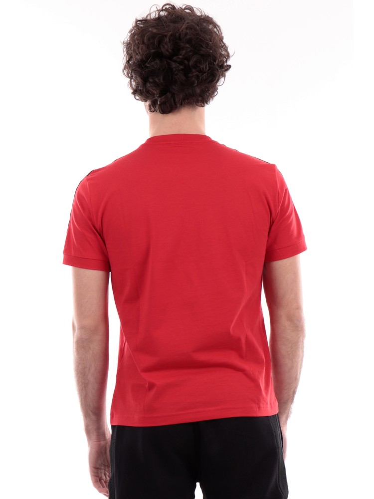 t-shirt-emporio-armani-ea7-rossa-da-uomo-con-bande-logate-3dpt35pj02z