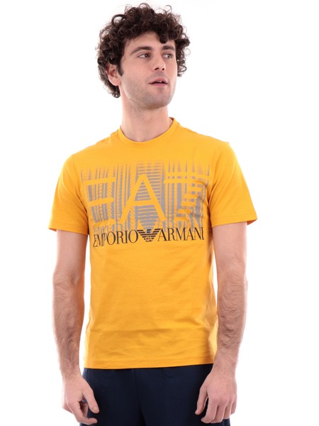 t-shirt-emporio-armani-ea7-gialla-da-uomo-con-maxi-stampa-3dpt44pj02z