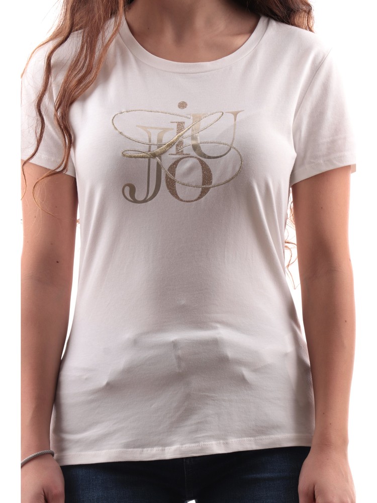 t-shirt-bianca-liu-jo-stampa-oro-ta4136js003
