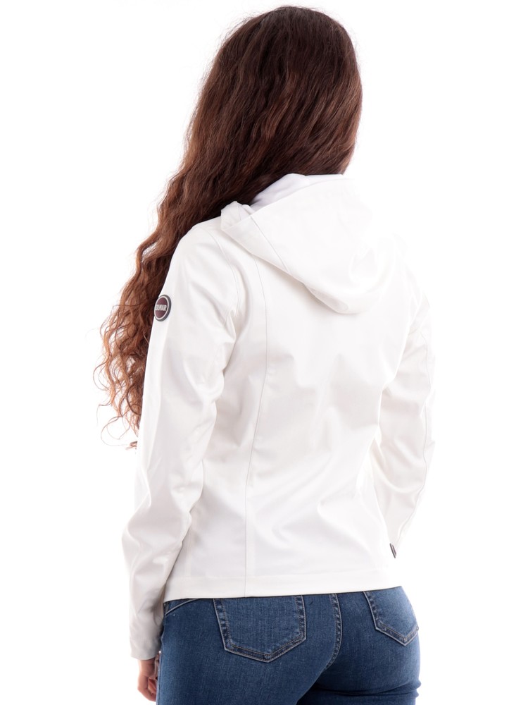 giacca-colmar-bianca-con-cappuccio-da-donna-tessuto-liscio-19646wv