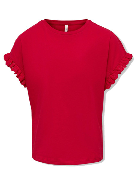 t-shirt-only-rossa-da-bambina-con-balze-15285384