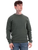 maglione jack jones verde da uomo knit crew 12252708 