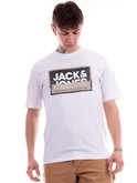 t-shirt jack jones bianca da uomo maxi logo 12253442 