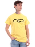 t-shirt propaganda gialla da uomo classic logo 24ssprts835 