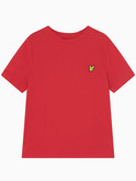 t-shirt lyle scott rossa da bambino plain tsb2000vt 