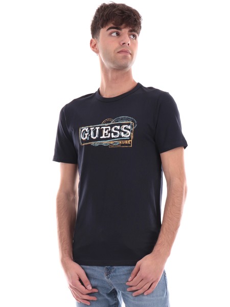 t-shirt-guess-blu-da-uomo-m4gi26j1314