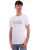 t-shirt guess bianca da uomo m4gi26j1314 