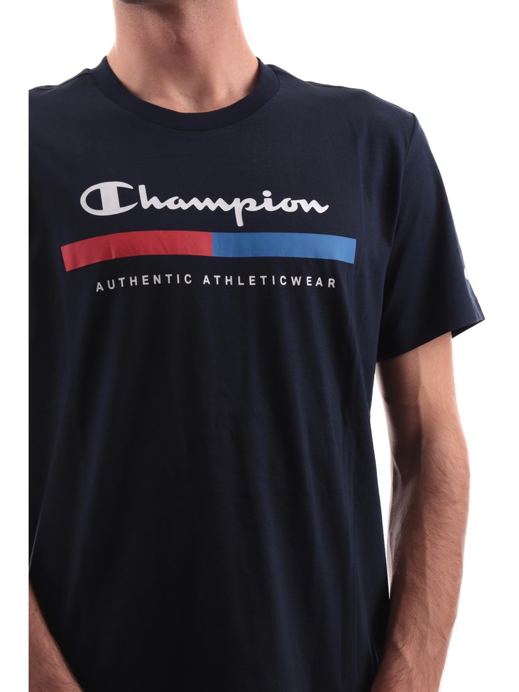 t-shirt-champion-blu-da-uomo-maxi-logo-219735