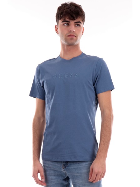 t-shirt-guess-celeste-da-uomo-ss-classic-pima-emb-crew-m2bp47k7hd0