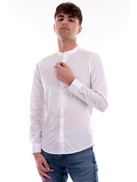 camicia-markup-bianca-da-uomo-collo-coreana-mk13007-bianco