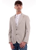 giacca mulish beige da uomo cotone juvr7002 