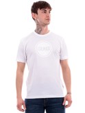 t-shirt colmar bianca da uomo maxi logo 75636sh 