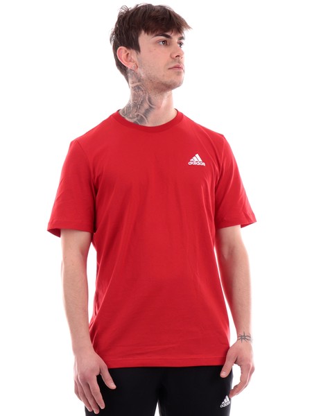 t-shirt-adidas-rossa-da-uomo-ic92