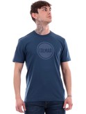 t-shirt colmar blu da uomo maxi logo 75636sh 