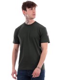 t-shirt colmar verde da uomo con patch 75406sh 