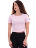 t-shirt adidas rosa da donna crop ir61 