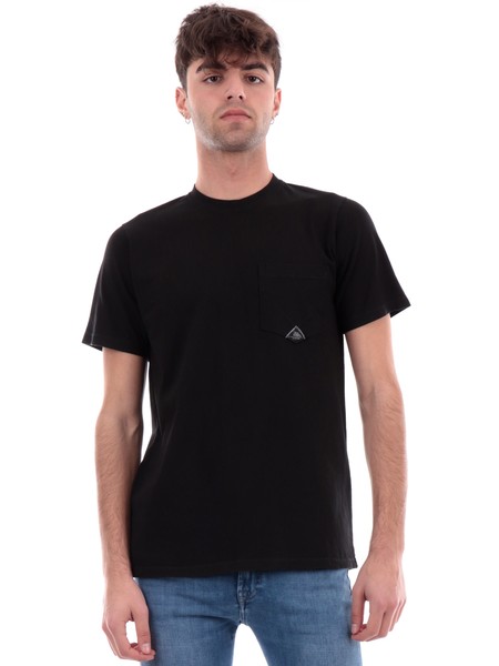 t-shirt-roy-rogers-nera-da-uomo-con-taschino-ru90048ca16111c