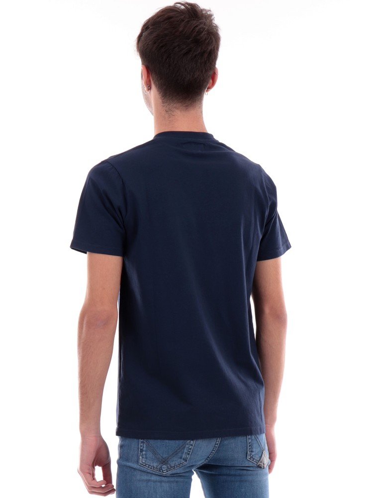 t-shirt-roy-rogers-blu-da-uomo-con-taschino-ru90048ca16011c