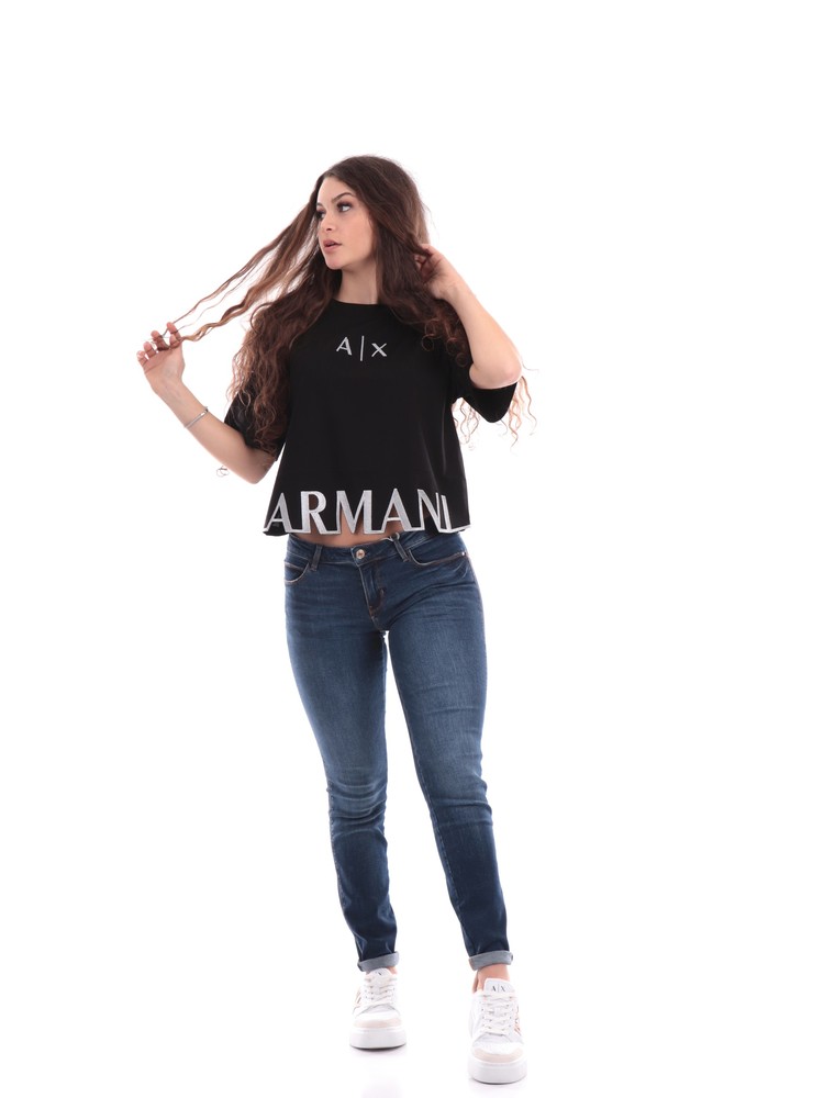 t-shirt-armani-exchange-nera-con-scritta-ricamata-argento-3dytagyjg3z