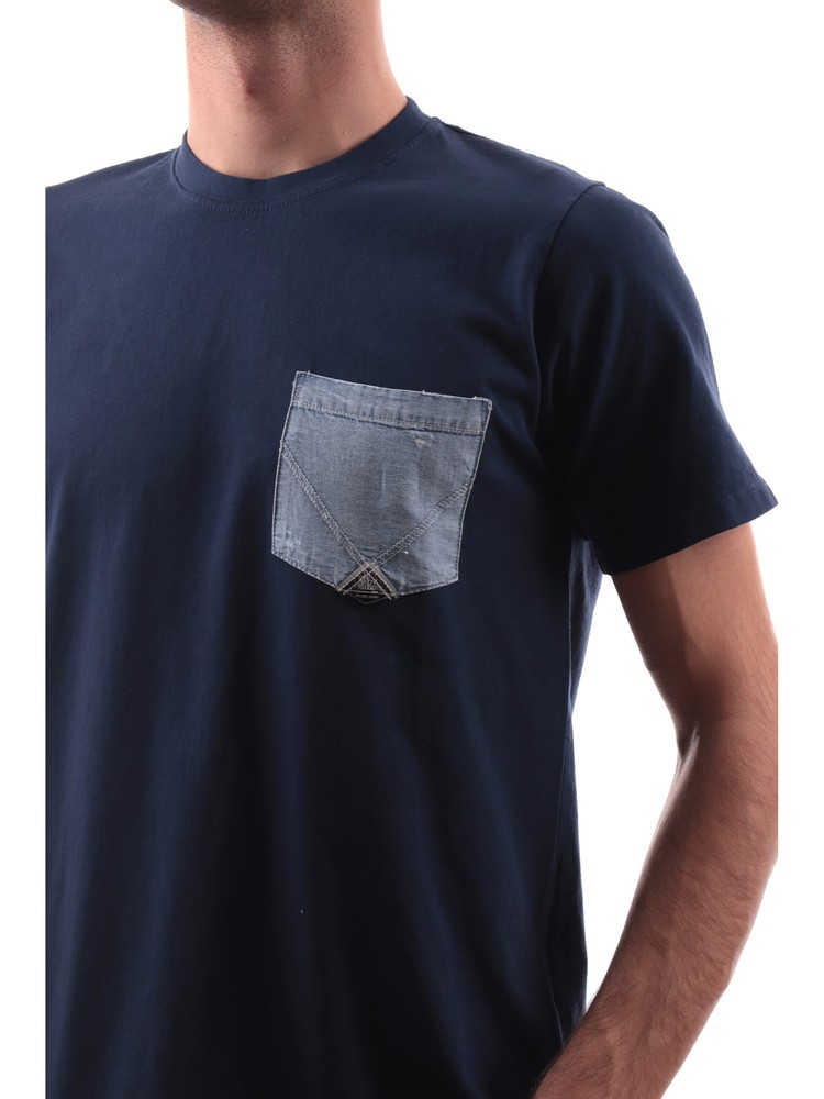 t-shirt-roy-rogers-uomo-blu-con-taschino-di-jeans-ru90054ca16