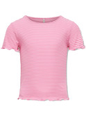 t-shirt only rosa da bambina rib top 15285362 