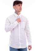 camicia barbour bianca da uomo msh5090 