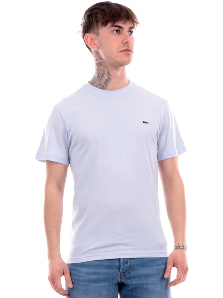 t-shirt-lacoste-celeste-da-uomo-th2038