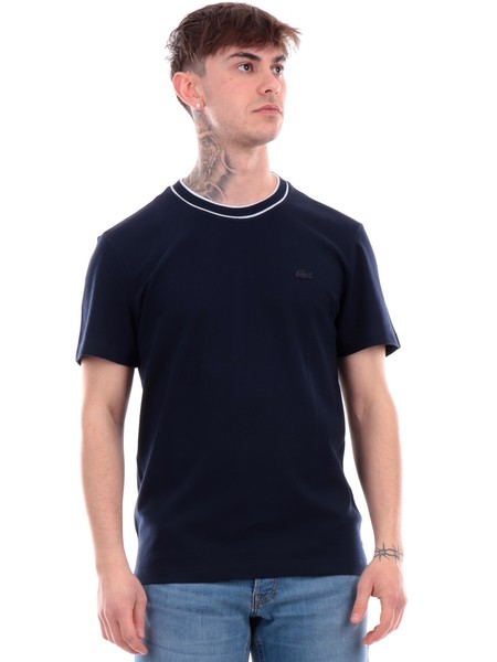 t-shirt-lacoste-blu-da-uomo-th8174