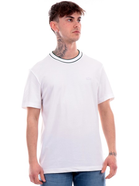 t-shirt-lacoste-bianca-da-uomo-th8174