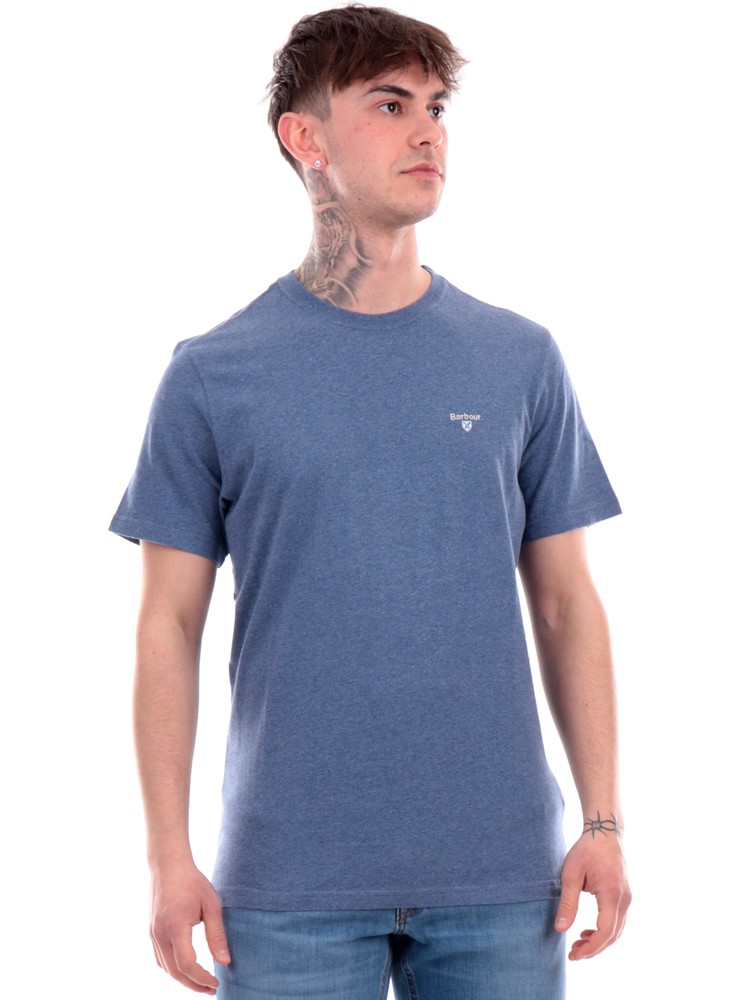 t-shirt-barbour-celeste-da-uomo-con-logo-mts0670