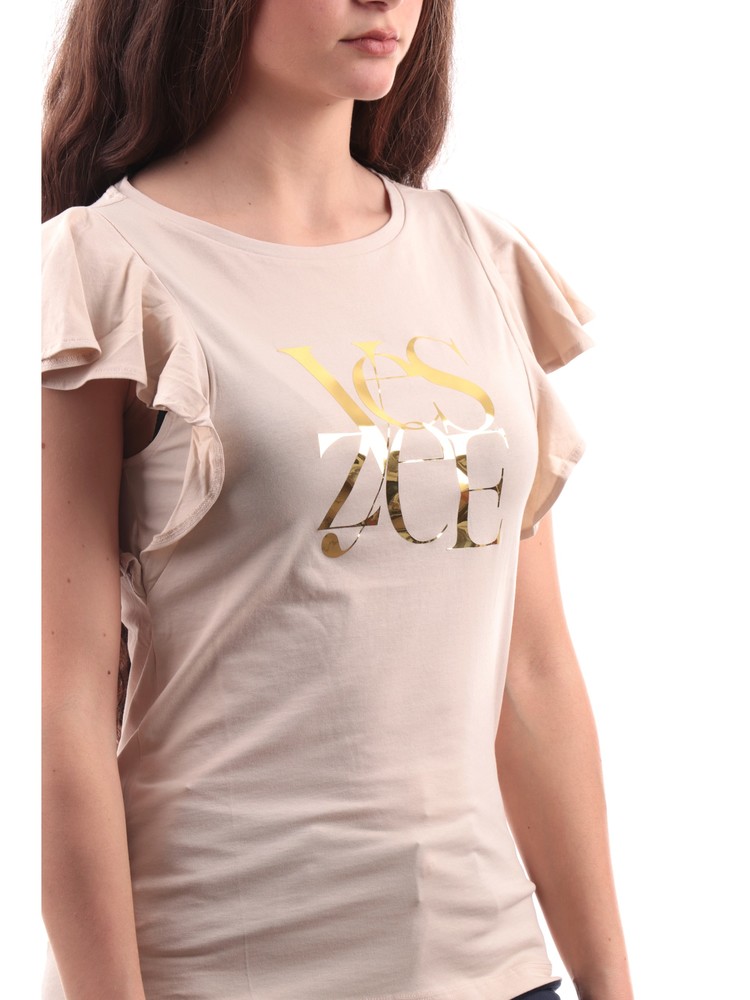 t-shirt-yes-zee-beige-da-donna-rouches-t209s7030