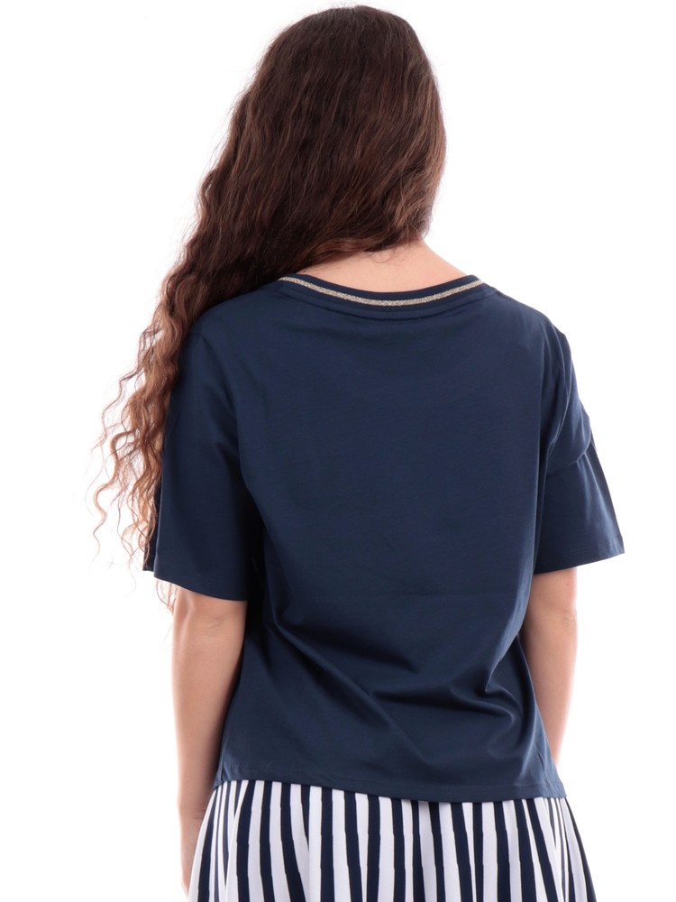 t-shirt-liu-jo-blu-da-donna-con-logo-ricamato-ta4191js92394024
