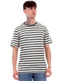 t-shirt jack jones verde da uomo a righe stripe 12252176 