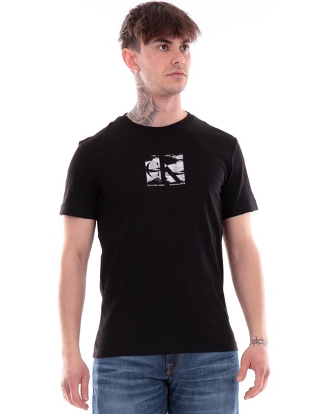 t-shirt-calvin-klein-nera-da-uomo-small-box-logo-j30j325204