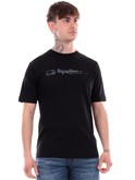 t-shirt refrigiwear nera da uomo regg t30600 
