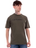 t-shirt refrigiwear verde militare da uomo regg t30600 